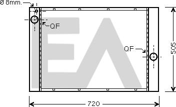 EACLIMA 31R07101 - Radiatore, Raffreddamento motore autozon.pro