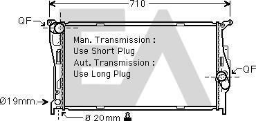 EACLIMA 31R07139 - Radiatore, Raffreddamento motore autozon.pro