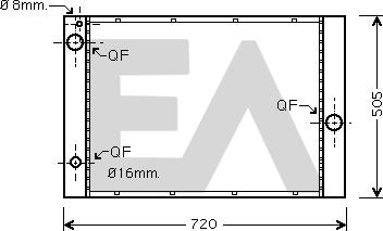 EACLIMA 31R07135 - Radiatore, Raffreddamento motore autozon.pro