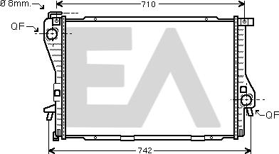 EACLIMA 31R07128 - Radiatore, Raffreddamento motore autozon.pro