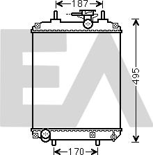 EACLIMA 31R19049 - Radiatore, Raffreddamento motore autozon.pro