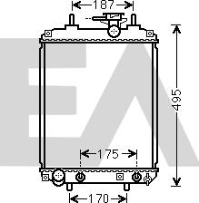 EACLIMA 31R19048 - Radiatore, Raffreddamento motore autozon.pro