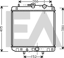 EACLIMA 31R19022 - Radiatore, Raffreddamento motore autozon.pro