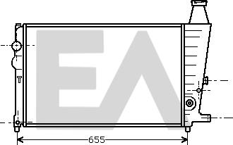 EACLIMA 31R10006 - Radiatore, Raffreddamento motore autozon.pro