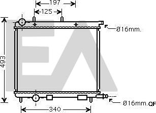 EACLIMA 31R10001 - Radiatore, Raffreddamento motore autozon.pro