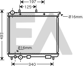 EACLIMA 31R10034 - Radiatore, Raffreddamento motore autozon.pro