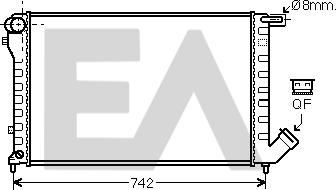 EACLIMA 31R10037 - Radiatore, Raffreddamento motore autozon.pro