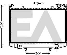 EACLIMA 31R18025 - Radiatore, Raffreddamento motore autozon.pro