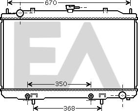 EACLIMA 31R18126 - Radiatore, Raffreddamento motore autozon.pro