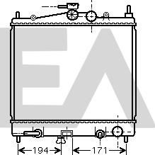 EACLIMA 31R18179 - Radiatore, Raffreddamento motore autozon.pro