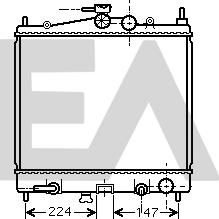 EACLIMA 31R18175 - Radiatore, Raffreddamento motore autozon.pro