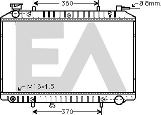 EACLIMA 31R18171 - Radiatore, Raffreddamento motore autozon.pro