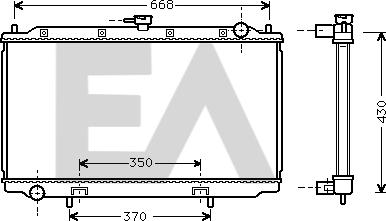 EACLIMA 31R18173 - Radiatore, Raffreddamento motore autozon.pro