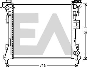 EACLIMA 31R12028 - Radiatore, Raffreddamento motore autozon.pro