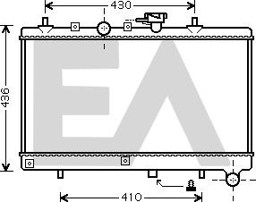 EACLIMA 31R36015 - Radiatore, Raffreddamento motore autozon.pro