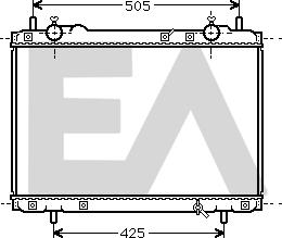 EACLIMA 31R25051 - Radiatore, Raffreddamento motore autozon.pro