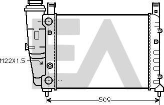 EACLIMA 31R25007 - Radiatore, Raffreddamento motore autozon.pro