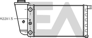 EACLIMA 31R25079 - Radiatore, Raffreddamento motore autozon.pro