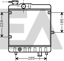 EACLIMA 31R25073 - Radiatore, Raffreddamento motore autozon.pro