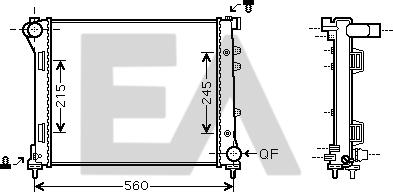 EACLIMA 31R25138 - Radiatore, Raffreddamento motore autozon.pro