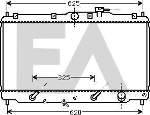 EACLIMA 31R26006 - Radiatore, Raffreddamento motore autozon.pro