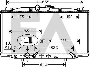 EACLIMA 31R26001 - Radiatore, Raffreddamento motore autozon.pro