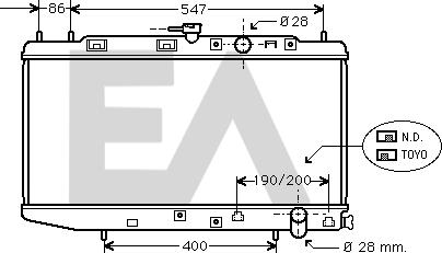 EACLIMA 31R26015 - Radiatore, Raffreddamento motore autozon.pro