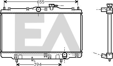 EACLIMA 31R26025 - Radiatore, Raffreddamento motore autozon.pro