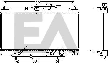 EACLIMA 31R26026 - Radiatore, Raffreddamento motore autozon.pro