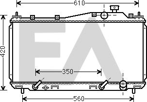 EACLIMA 31R26079 - Radiatore, Raffreddamento motore autozon.pro