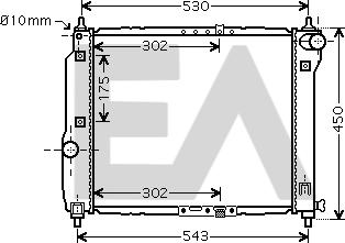 EACLIMA 31R20047 - Radiatore, Raffreddamento motore autozon.pro