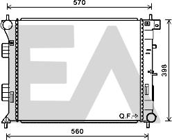 EACLIMA 31R28096 - Radiatore, Raffreddamento motore autozon.pro