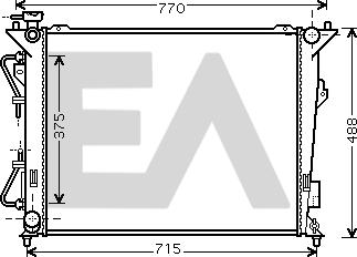 EACLIMA 31R28056 - Radiatore, Raffreddamento motore autozon.pro