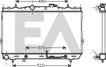 EACLIMA 31R28062 - Radiatore, Raffreddamento motore autozon.pro