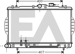 EACLIMA 31R28014 - Radiatore, Raffreddamento motore autozon.pro