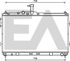 EACLIMA 31R28147 - Radiatore, Raffreddamento motore autozon.pro