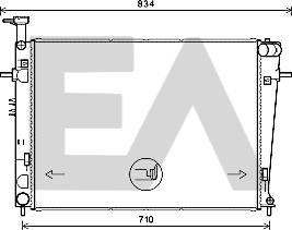 EACLIMA 31R28104 - Radiatore, Raffreddamento motore autozon.pro