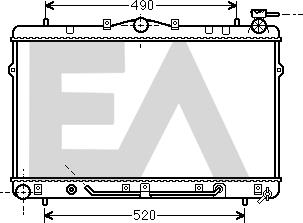 EACLIMA 31R28121 - Radiatore, Raffreddamento motore autozon.pro