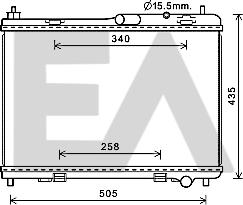 EACLIMA 31R22099 - Radiatore, Raffreddamento motore autozon.pro