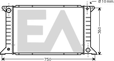 EACLIMA 31R22049 - Radiatore, Raffreddamento motore autozon.pro