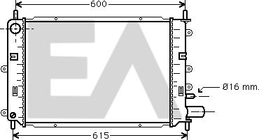 EACLIMA 31R22047 - Radiatore, Raffreddamento motore autozon.pro