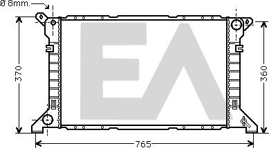 EACLIMA 31R22056 - Radiatore, Raffreddamento motore autozon.pro