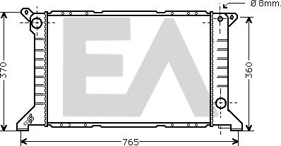 EACLIMA 31R22057 - Radiatore, Raffreddamento motore autozon.pro