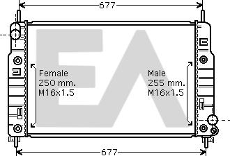 EACLIMA 31R22064 - Radiatore, Raffreddamento motore autozon.pro