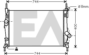 EACLIMA 31R22086 - Radiatore, Raffreddamento motore autozon.pro