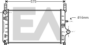 EACLIMA 31R22038 - Radiatore, Raffreddamento motore autozon.pro