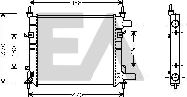 EACLIMA 31R22071 - Radiatore, Raffreddamento motore autozon.pro