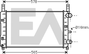 EACLIMA 31R22109 - Radiatore, Raffreddamento motore autozon.pro