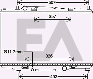 EACLIMA 31R22108 - Radiatore, Raffreddamento motore autozon.pro