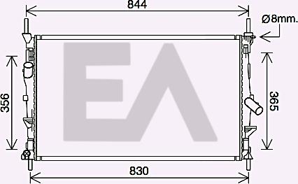 EACLIMA 31R22102 - Radiatore, Raffreddamento motore autozon.pro